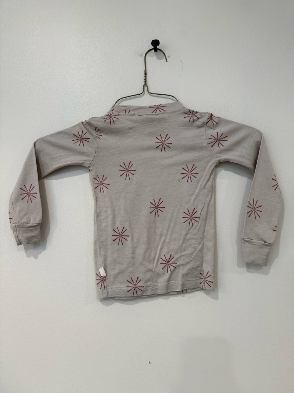 PLAY CONDITION Chasing Windmills Merino Wool Tee Gray Long-Sleeve Tee Pink - Picture 4 of 6
